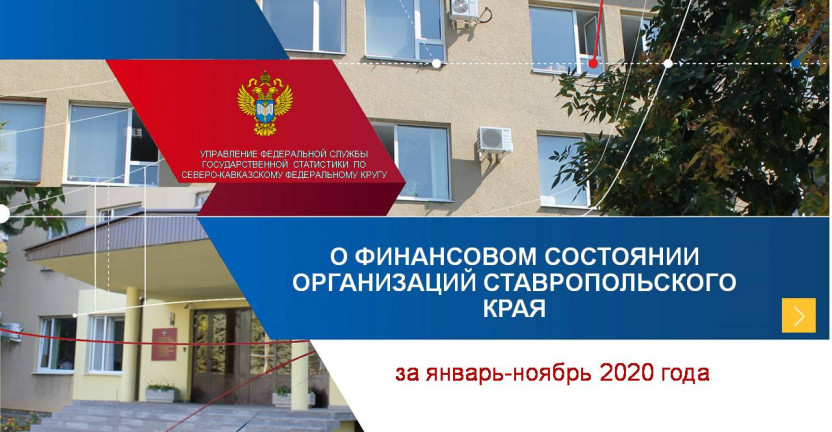 О финансовом состоянии организаций Ставропольского края за январь-ноябрь 2020 года