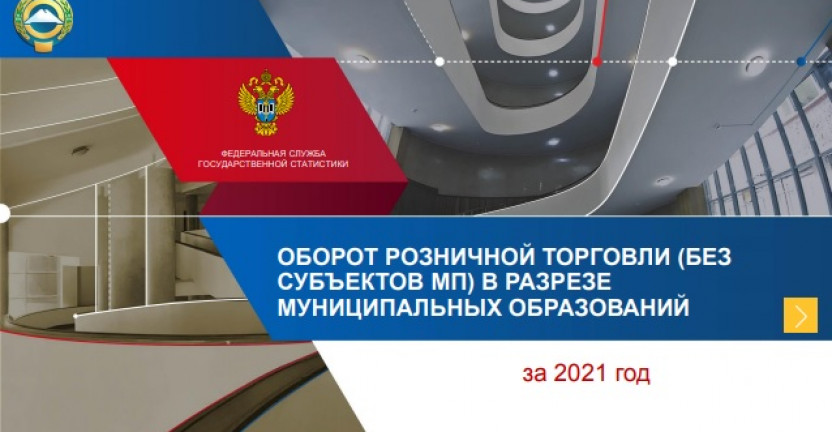 Оборот розничной торговли (без субъектов малого предпринимательства), в разрезе муниципальных образований Карачаево-Черкесской Республики за 2021 год