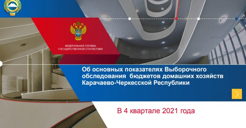 Об основных показателях Выборочного обследования бюджетов домашних хозяйств Карачаево-Черкесской Республики в 4 квартале 2021 года