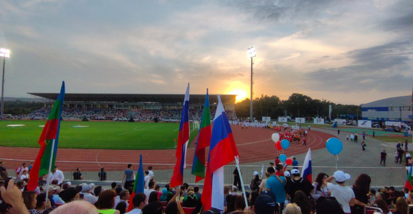 Статистики Карачаево-Черкесии приняли участие в открытии стадиона "Нарт"